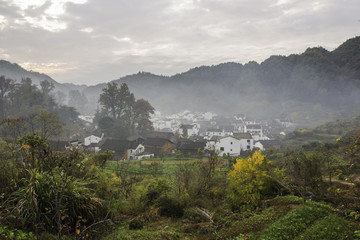 初秋清晨石城村1