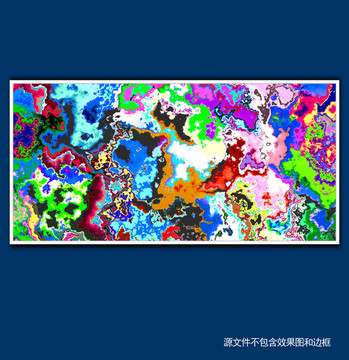 抽象油畫