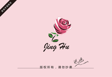 玫瑰花logo