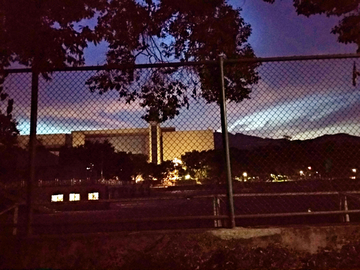 校园夜色风景