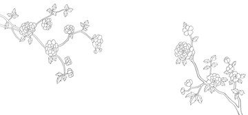 牡丹描線8月15