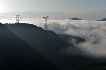 水墨远山