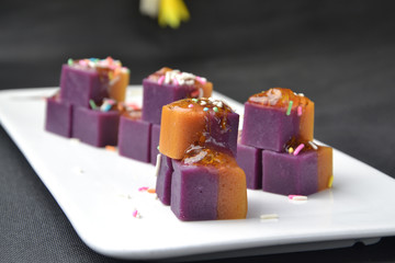 紫薯南瓜糕