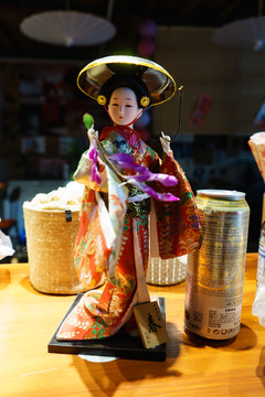 日式和服玩偶摆件