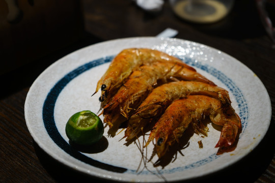日式烤虾