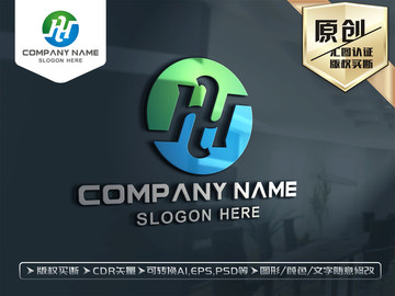 HY字母标志LOGO设计