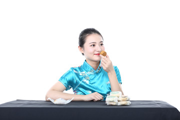 中秋月饼高清摄影图