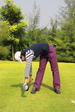 高尔夫教练高尔夫教学高尔夫示范