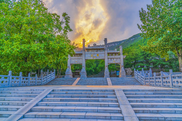 青州云驼风景区驼山景区石坊大门