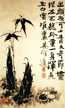 原濟(jì)（筍竹圖）