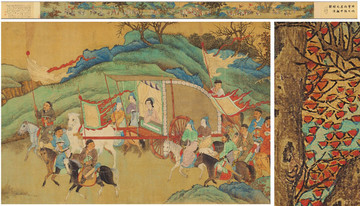仇英仿陳居文姬歸漢圖
