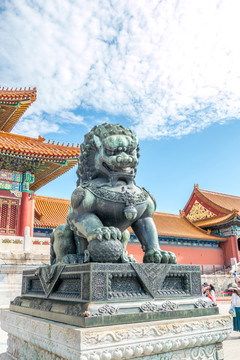 故宮銅獅子