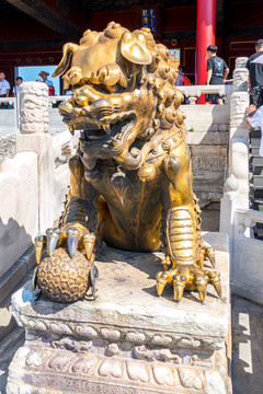 故宮銅獅子