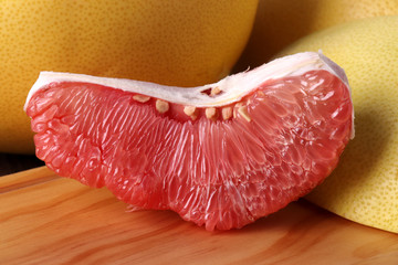 红心柚子果肉