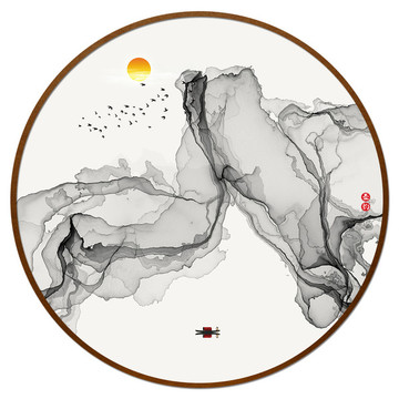 水墨山水畫