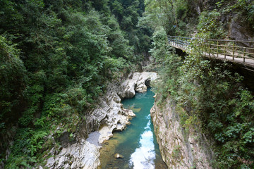 山水风景石门河