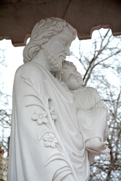 若瑟圣婴雕像