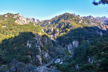 崂山北九水山谷