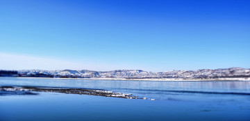 黄河雪景