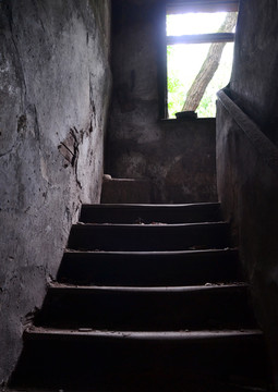 老房中的楼梯