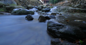 山间溪流