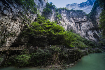 八泉峡风光