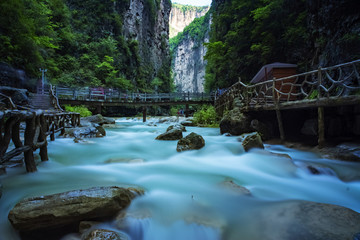 八泉峡风光