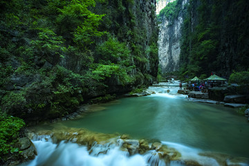 八泉峡风光