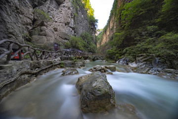 山西壶关八泉峡风光