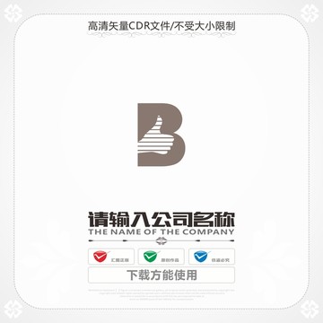 創(chuàng)意大拇指字母Blogo