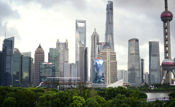 上海陆家嘴高层建筑