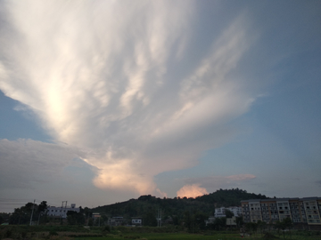 天空晚霞彩色云彩004