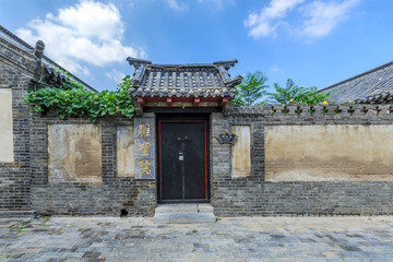 杨家埠传统民居门楼建筑