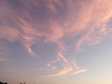 天空晚霞