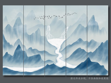 水墨山水畫(huà)