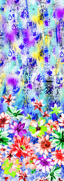 花朵幻彩定位