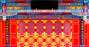 古建筑大門中式大門