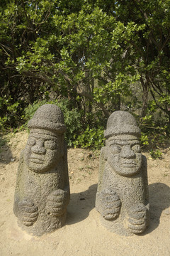 韩国济州岛石神像