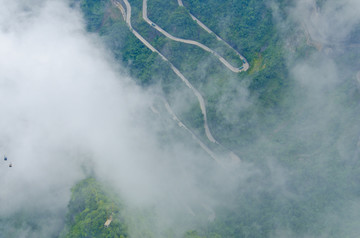 高山云雾