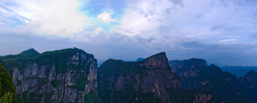 天门山全景图