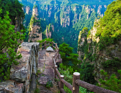 天子山全景图