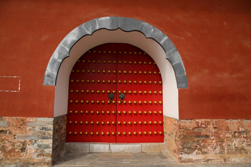 中国古典建筑红门