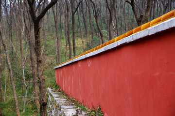 南京明孝陵红墙
