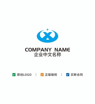 X字母logo