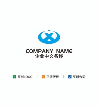 X字母logo