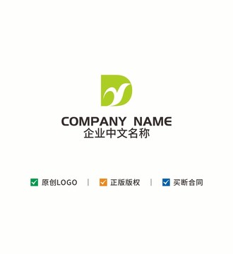 Yd字母logo