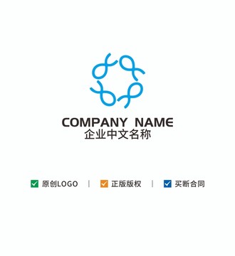 生物科技logo