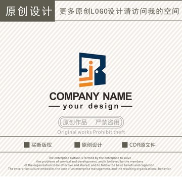 門(mén)業(yè)門(mén)窗BJ字母logo