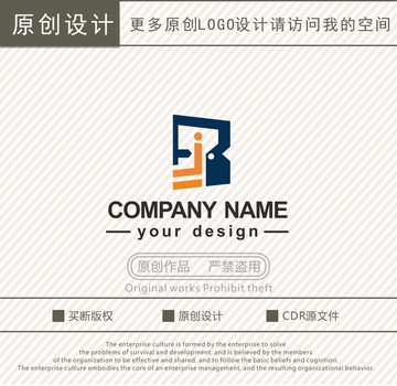 门业门窗BJ字母logo