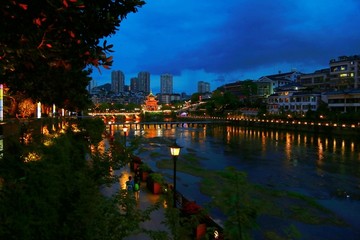 甲秀楼夜景